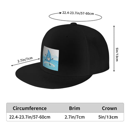 BFDI Teardrop Character Casual Snapback Cap