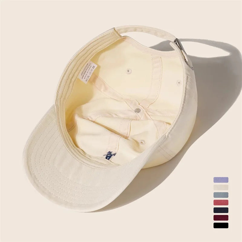 Unisex Simple Farmer Embroidery Cotton Baseball Cap