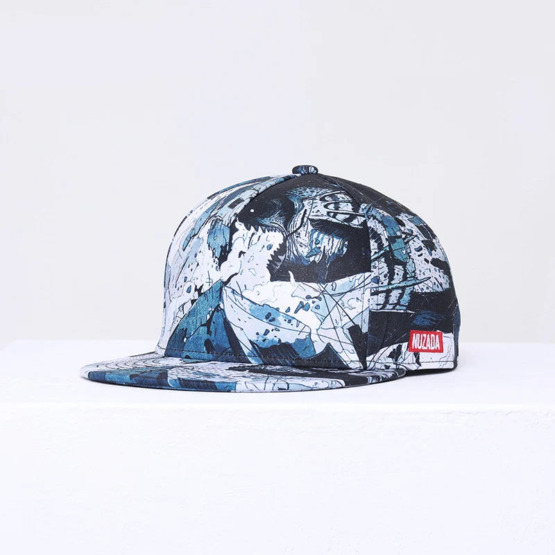 Unisex Graffiti Print Hip-Hop Cap
