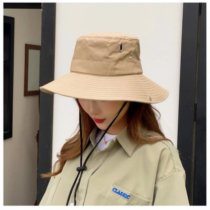 Unisex Solid Summer Bucket Hat