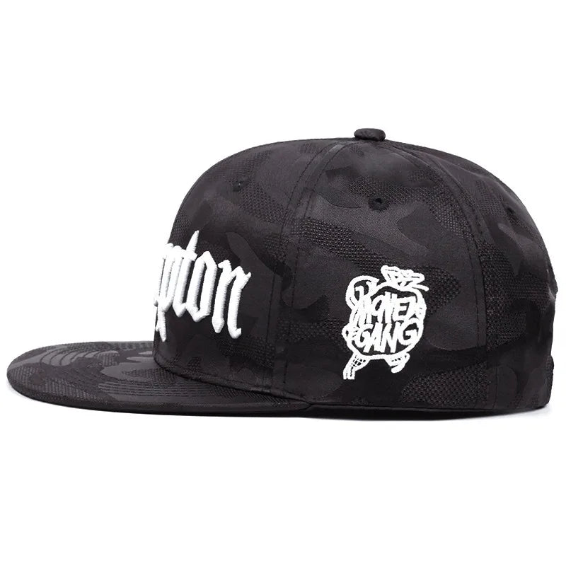 Compton Embroidered Street Hip Hop Snapback Cap