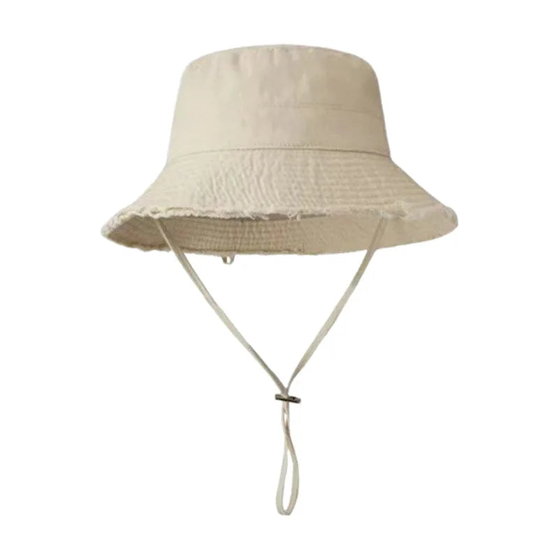 Women's Foldable Retro Travel Fisherman Bucket Hat