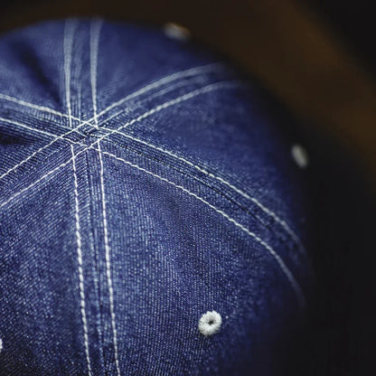 Vintage Denim Wide Brim Bucket Hat