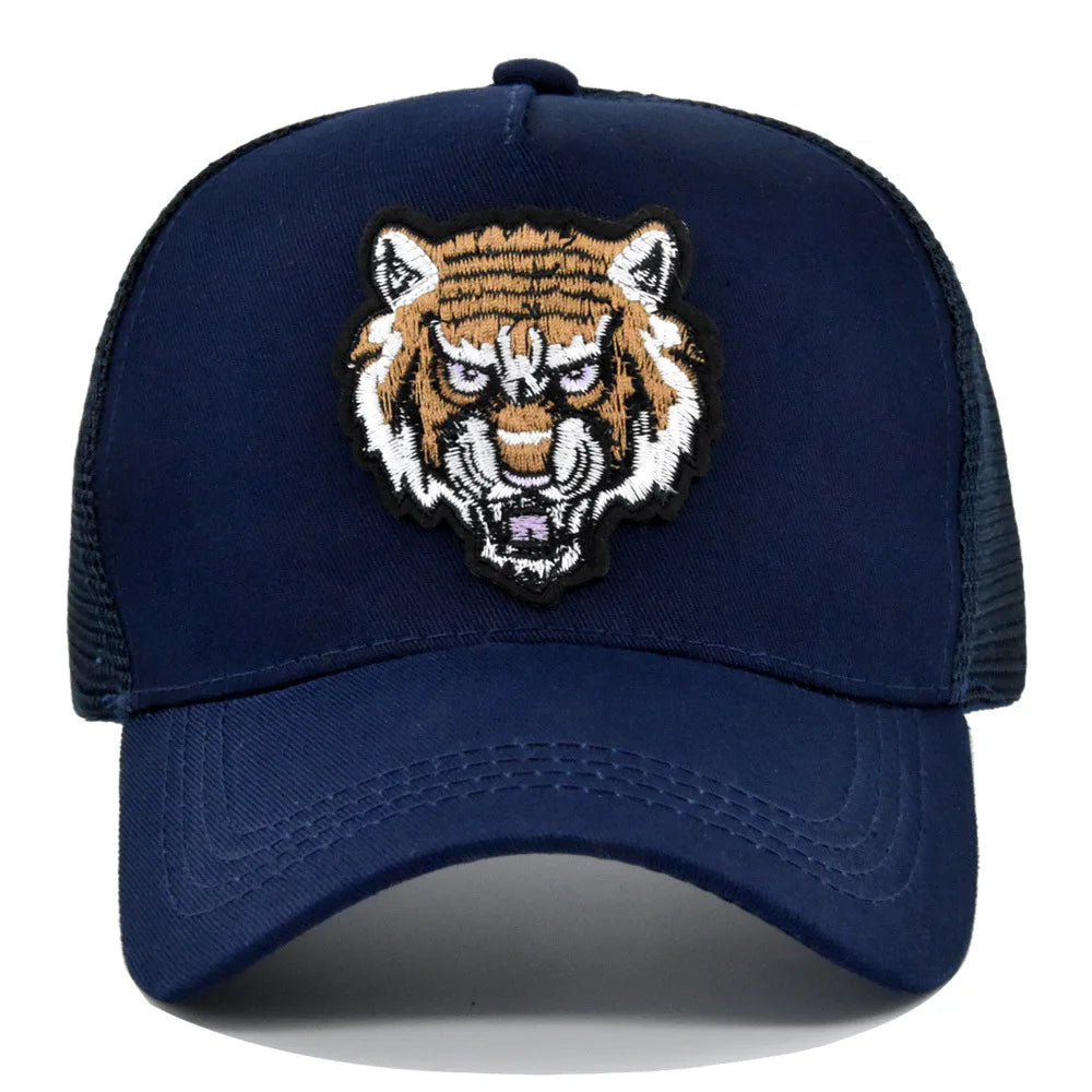 Tiger Pattern Cartoon Snapback Baseball Cap