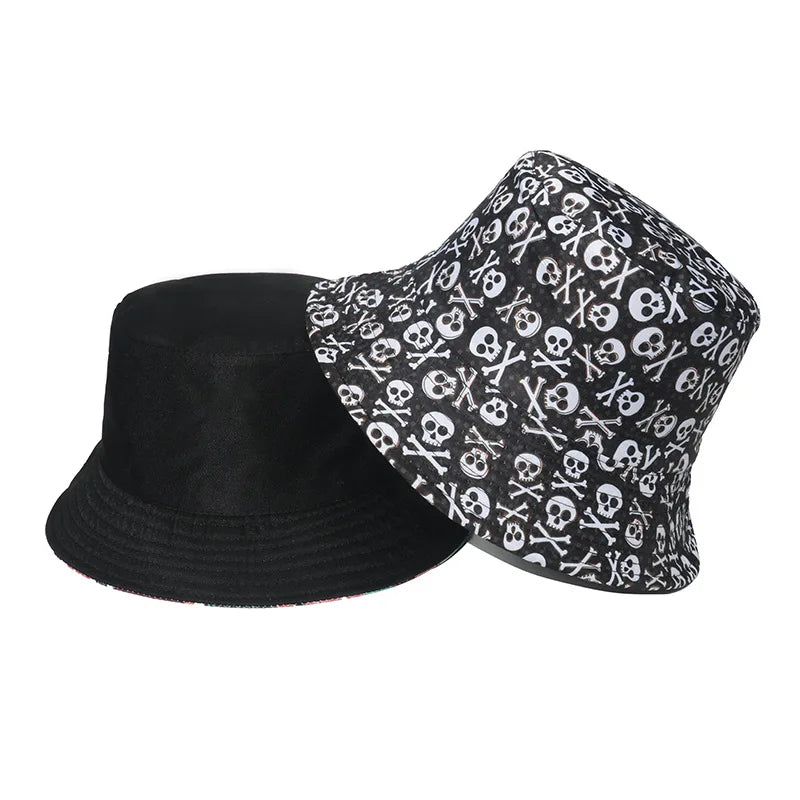 Ghost Head Hole Fisherman Hat