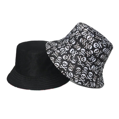 Ghost Head Hole Fisherman Hat