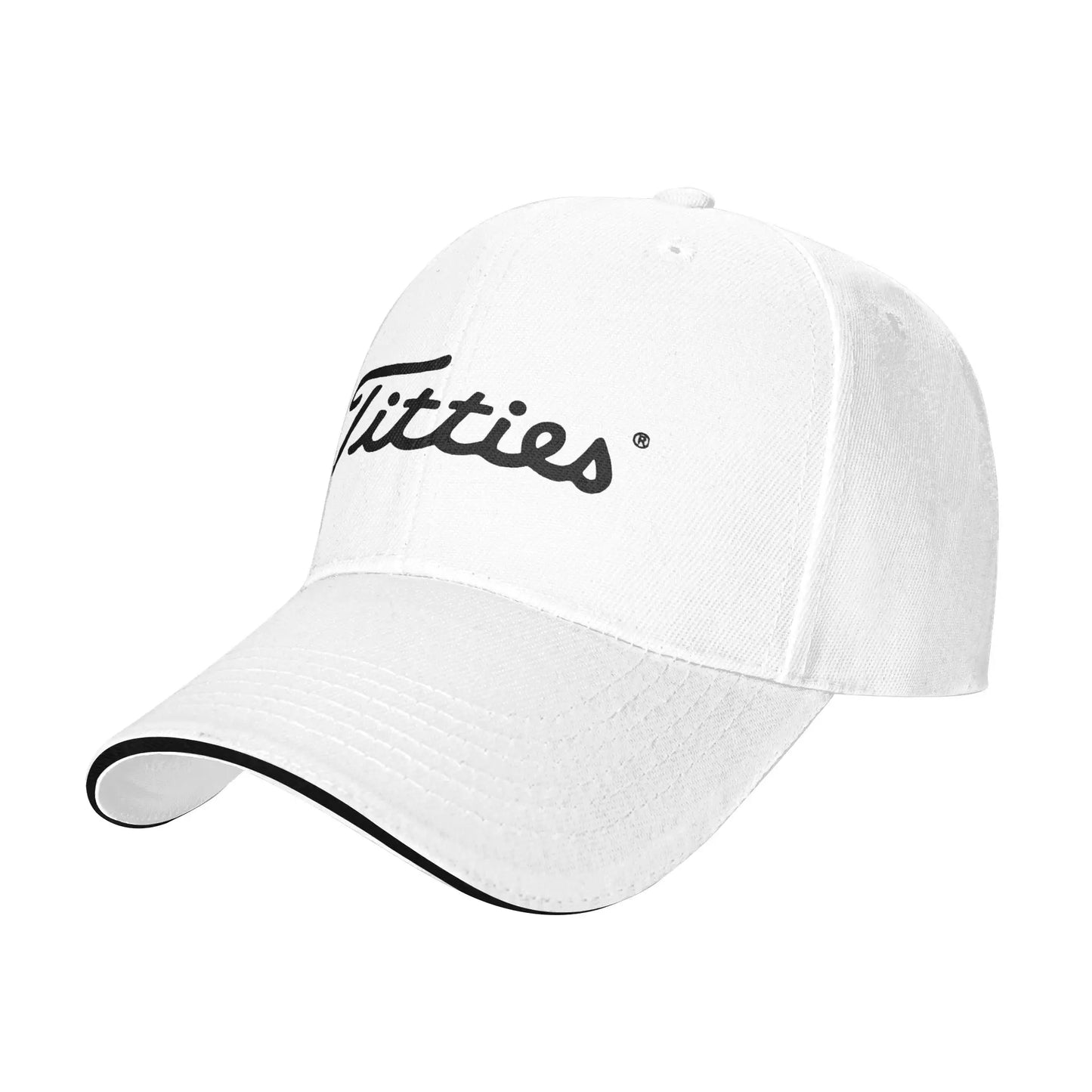 Funny Golf Ball Logo Y2K Baseball Cap