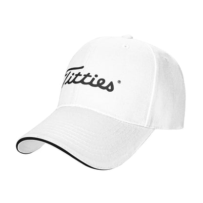 Funny Golf Ball Logo Y2K Baseball Cap