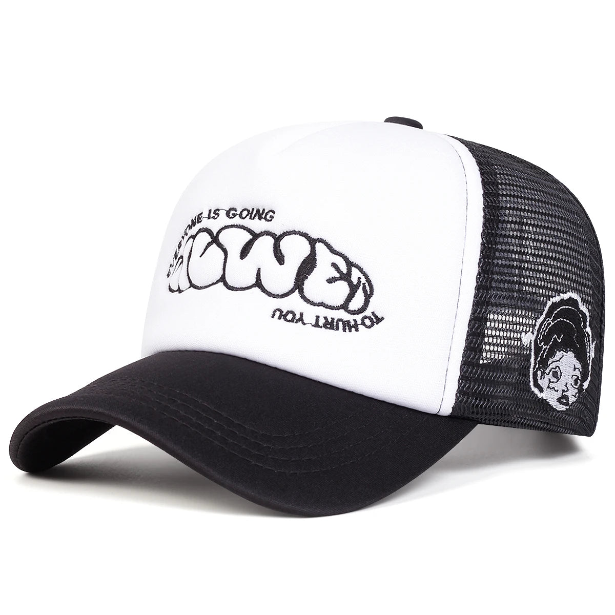 Unisex EVERYONE IS GOING Embroidery Baseball Net Caps