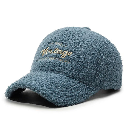 Teddy Plush Warm Baseball Cap