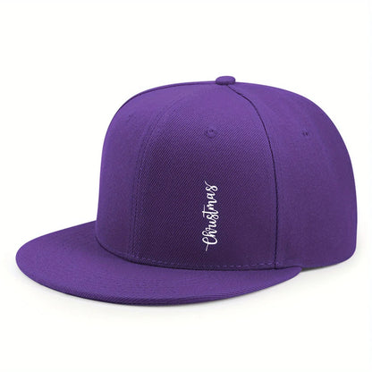 Unisex Printed Breathable Flat Brim Snapback Baseball Cap