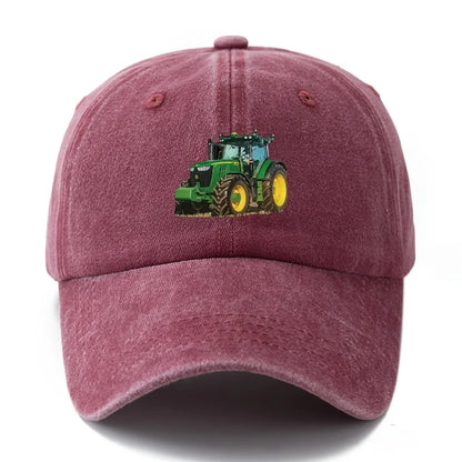 Printed Tractor Retro Duckbill Baseball Cap