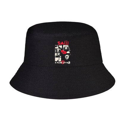 Saw Movie Play Me Tape Graphic Bucket Hat