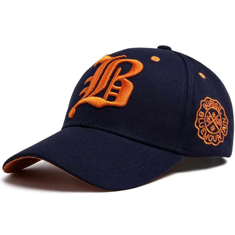 Unisex Letter Embroidered Cotton Baseball Cap