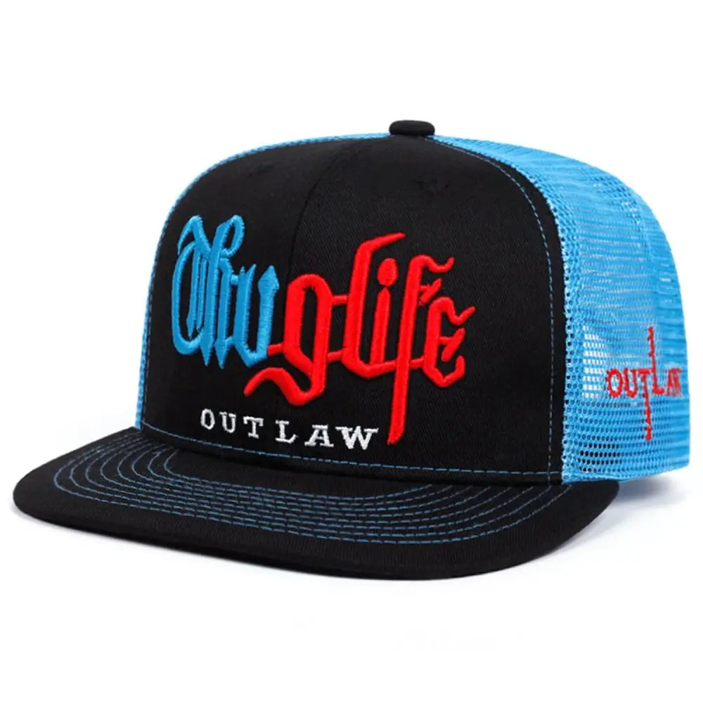 Hip Hop Embroidered Flat Brim Snapback Cap