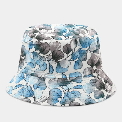 Floral Wide Brim Bucket Hat