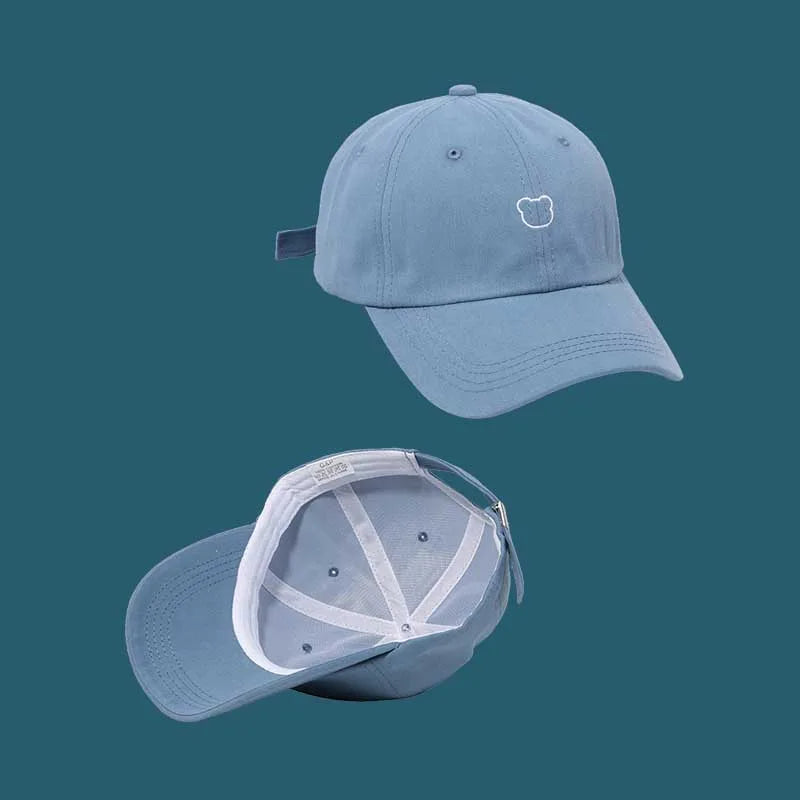 Cute Bear Adjustable Cotton Baseball Cap