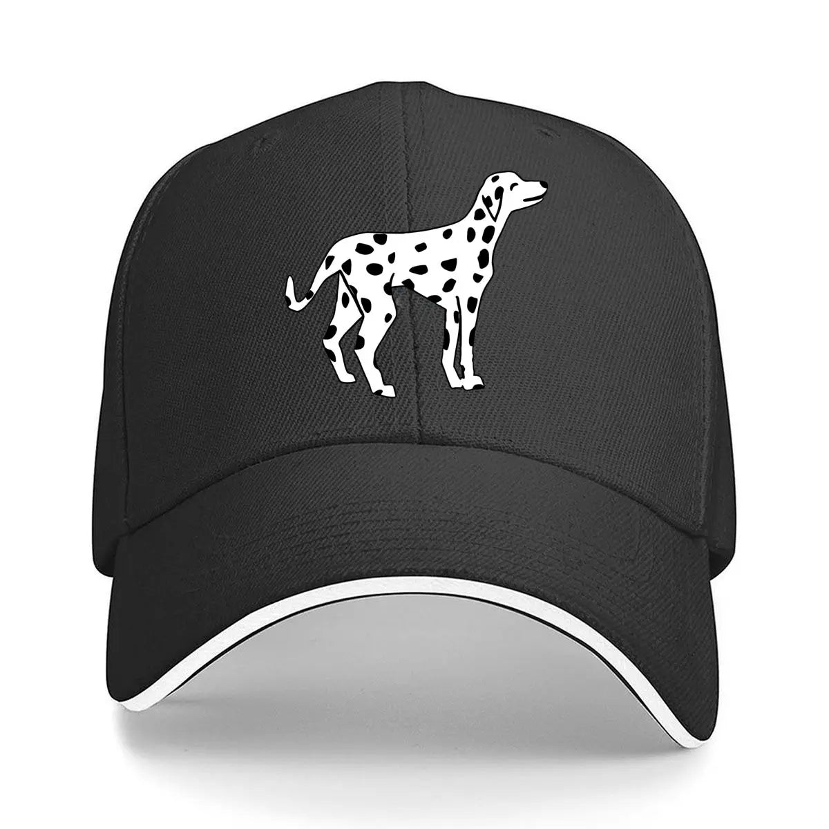 Cartoon Spotted Dog Printed Lightweight Sandwich Baseball Cap