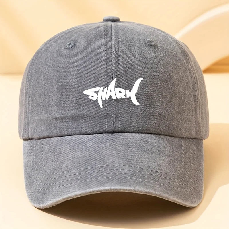 Shark Print Baseball Cap