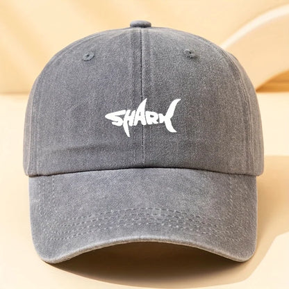 Shark Print Baseball Cap