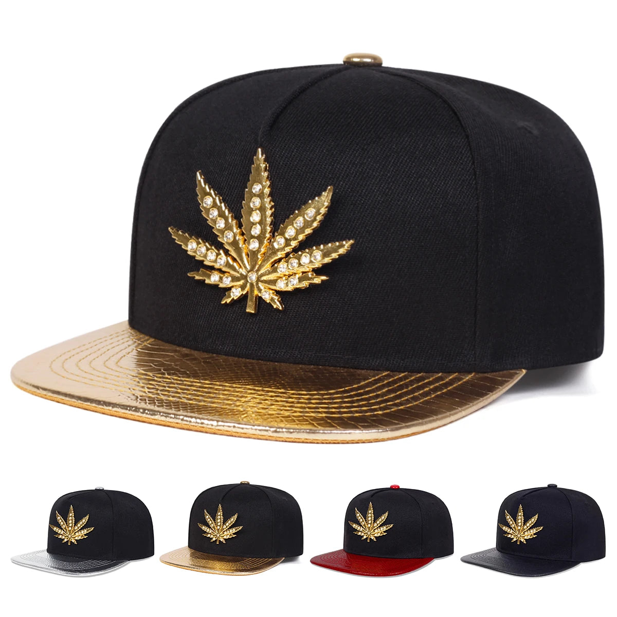 Unisex Maple Leaf Label Hip-hop Hats