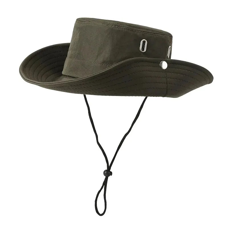 Breathable Wide Brim Fishing Hat Men