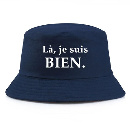 France BIEN Print Reversible Cotton Bucket Hat