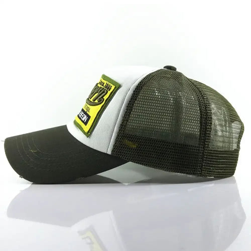 Streetwear Letter Embroidery Mesh Hip Hop Baseball Cap