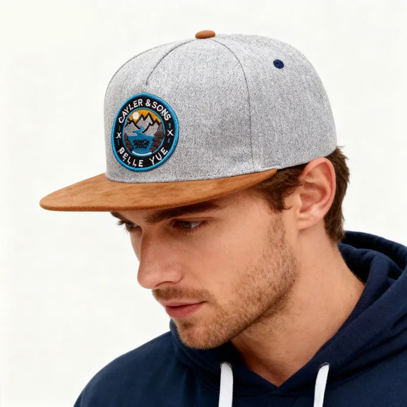 Exclusive Outdoor Brand Flat Brim Snapback Cap