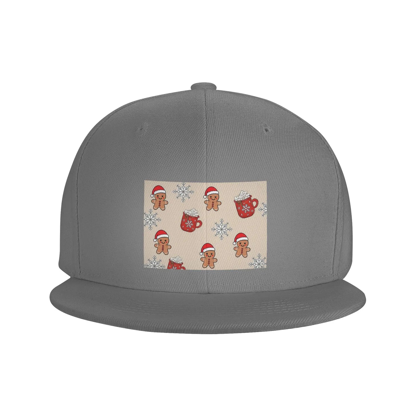 Christmas Tree Gingerbread Festive Casual Snapback Cap