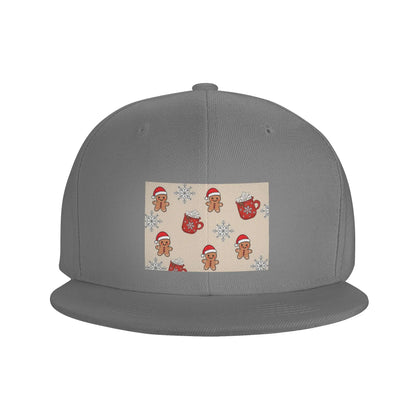Christmas Tree Gingerbread Festive Casual Snapback Cap