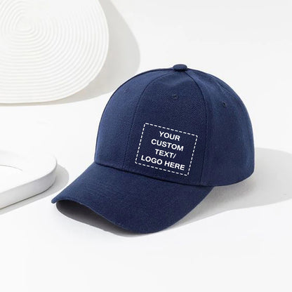 Customized Side Logo Printed Baseball Cap