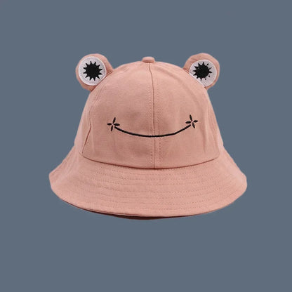 Cartoon Frog Fisherman Bucket Hat