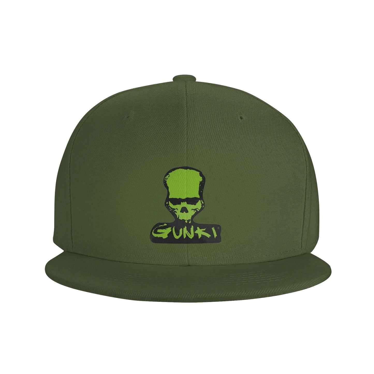 Gunki Logo Angling Skull Unisex Snapback Cap