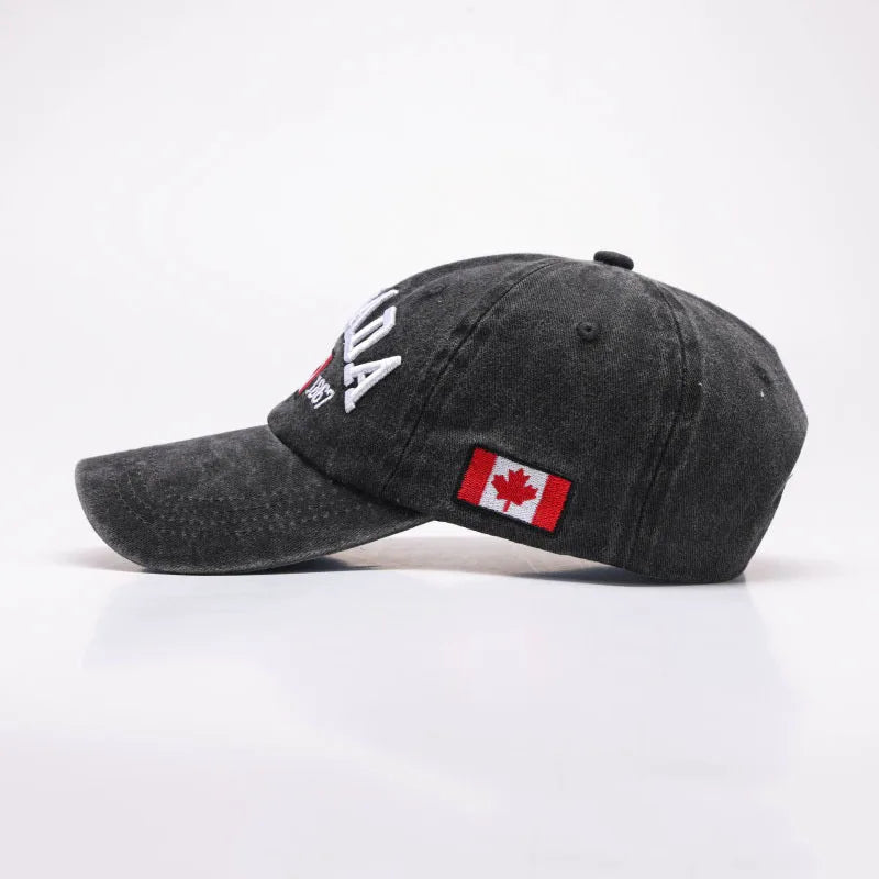 Canada Maple Leaf Embroidered Baseball Cap