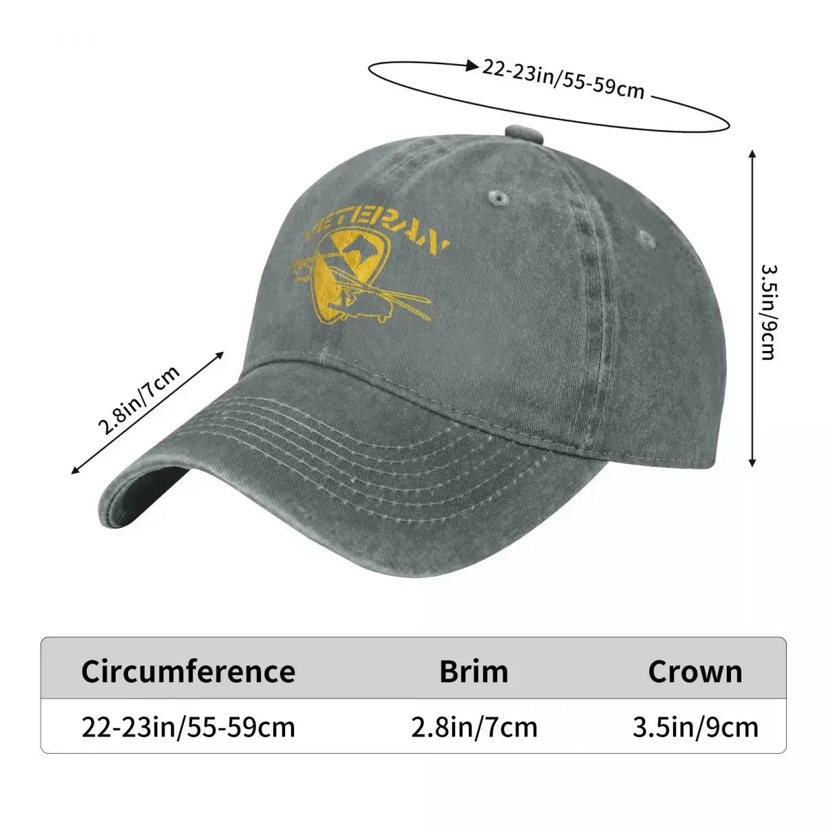 1st Air Cavalry Division Veteran Baseball Cap