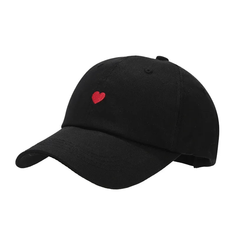 Heart Love Embroidered Cap