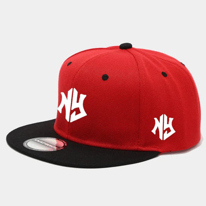 Unisex Color Block Snapback Baseball Cap