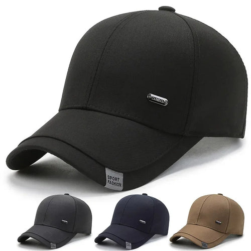 Men’s Large Head Cotton Baseball Cap
