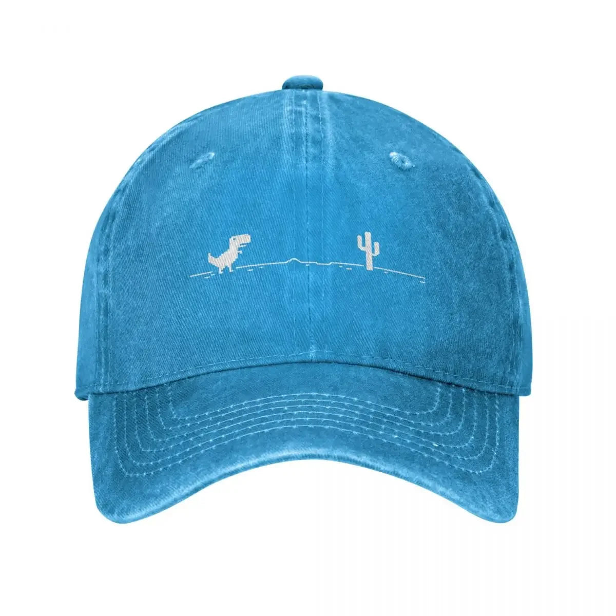 Dinosaur Graphic Distressed Baseball Cap