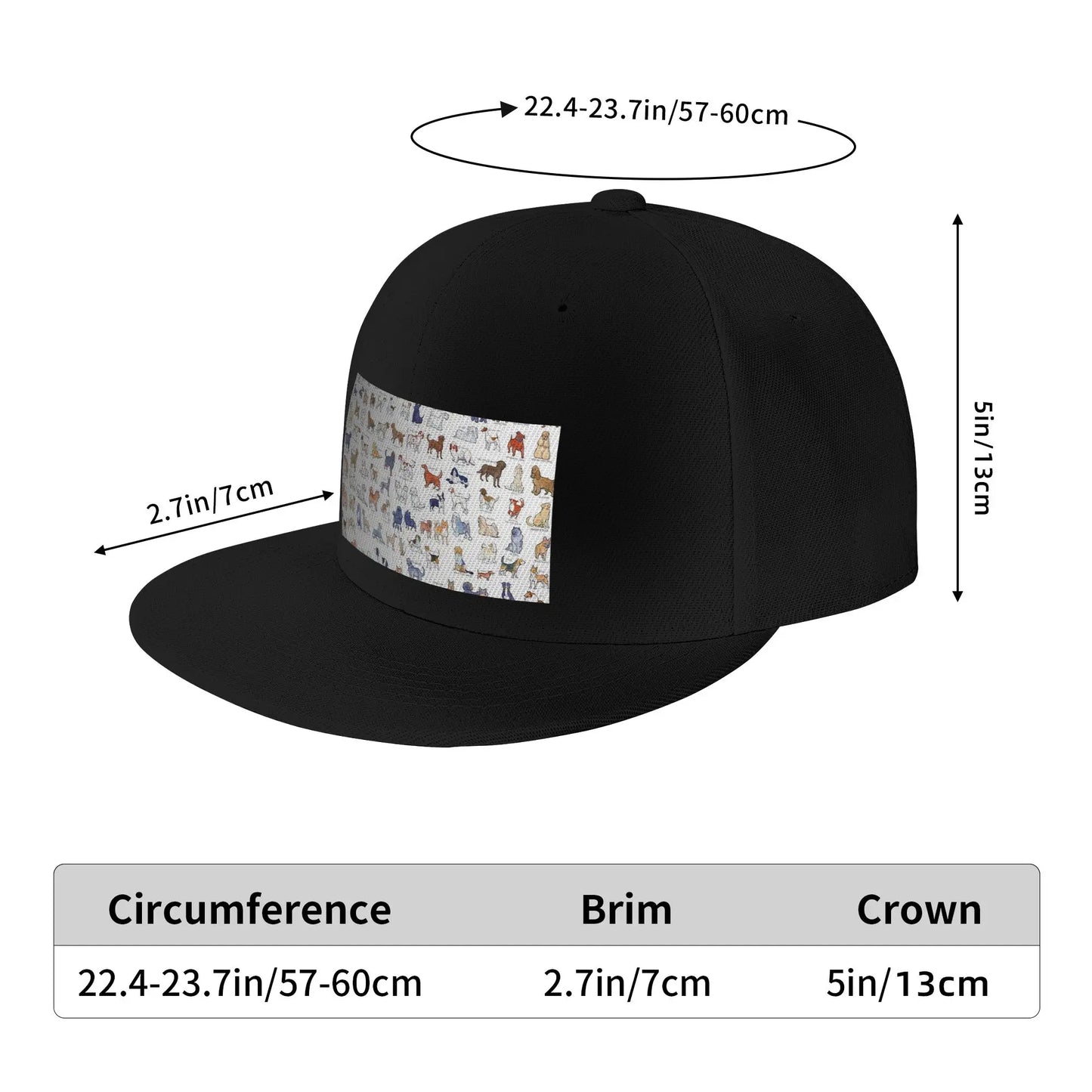 AKC Dog Breed Collection Snapback Cap