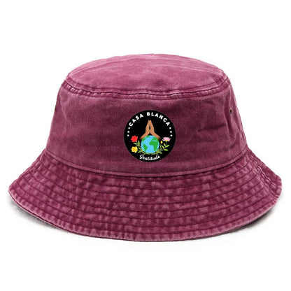 Customize Cotton Washed Vintage Beach Vacation Daily Wear Bucket Hat