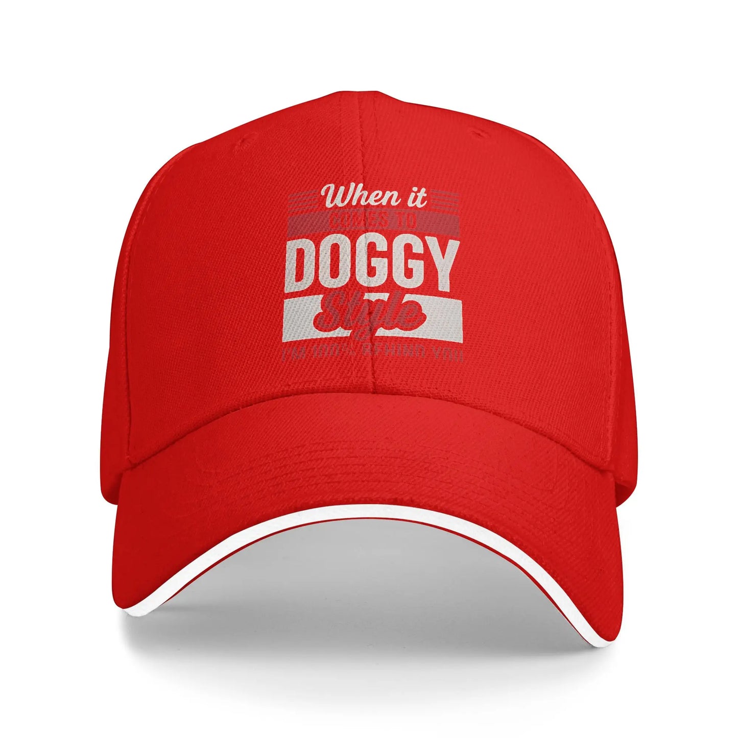 Funny Doggy Style Summer Trucker Baseball Cap