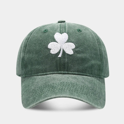 Irish Green Clover Embroidered Baseball Cap