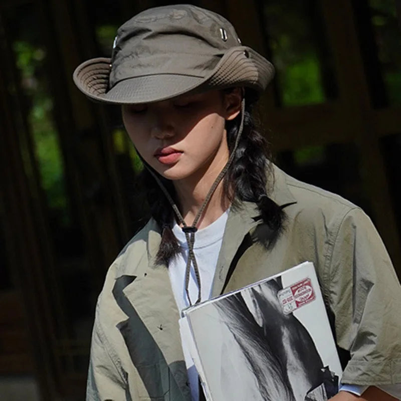 Unisex Quick-Dry Outdoor Sun Visor Hat