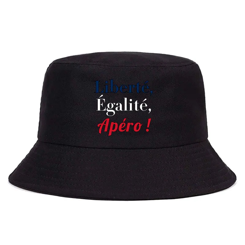 Liberté Égalité Apéro Reversible Bucket Hat