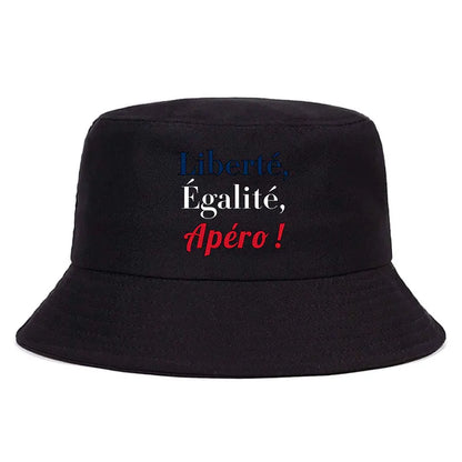Liberté Égalité Apéro Reversible Bucket Hat