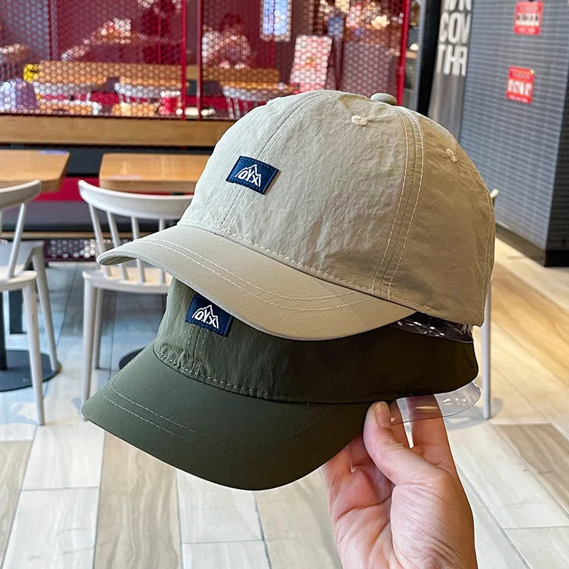 Summer Quick Dry Outdoor Letter Baseball Cap