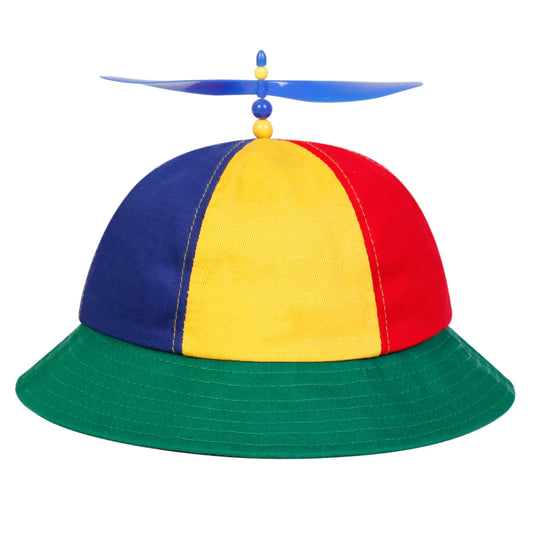 Unisex Color Block Propeller Bucket Hat