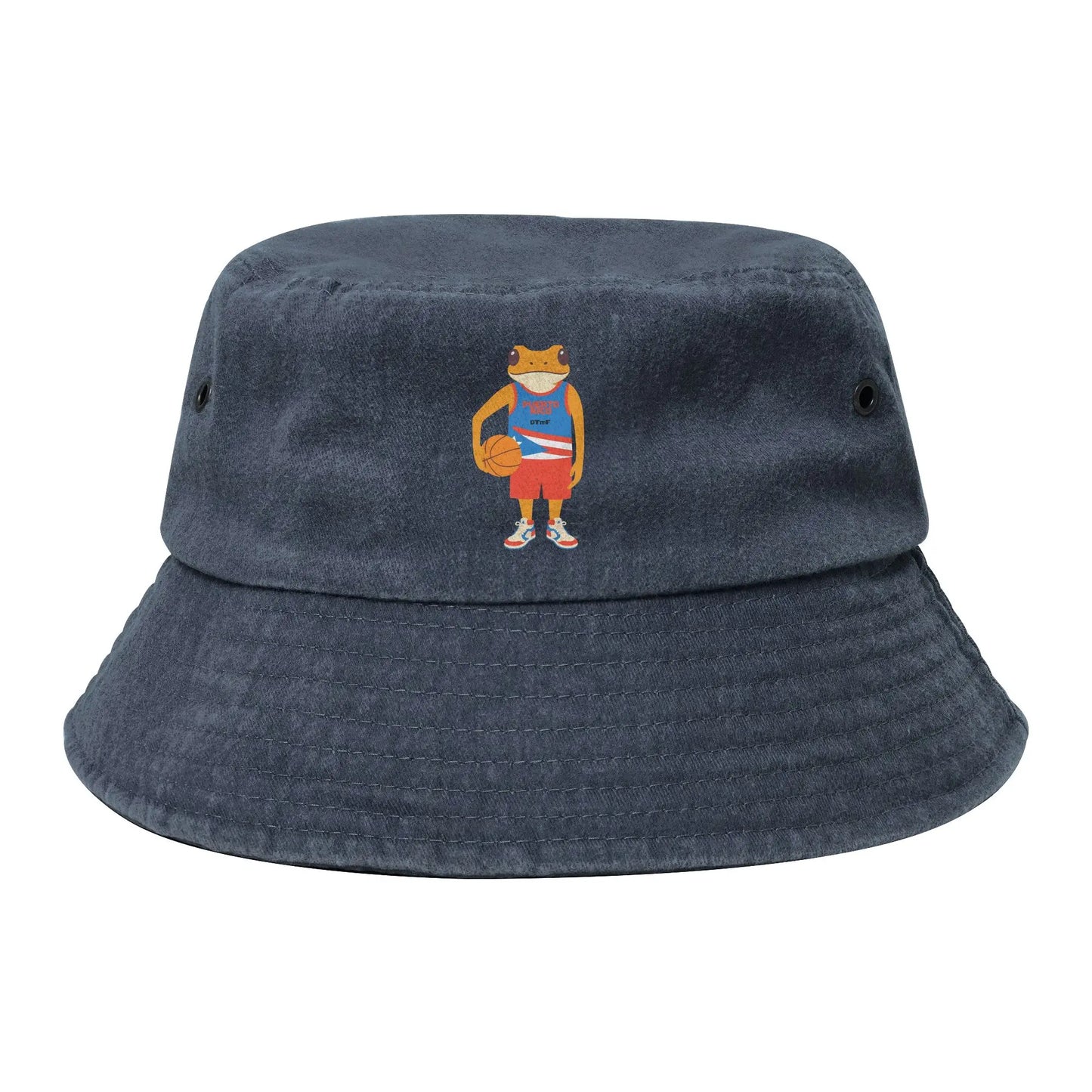 DTMF Bad Bunny Washed Denim Bucket Hat